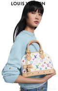 Louis Vuitton Alma Multicolor Monogram Top-Handle Bag — model