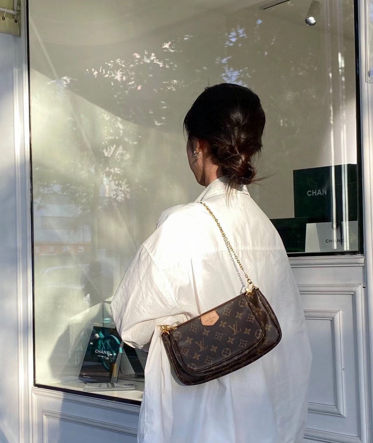 Louis Vuitton Monogram Multi-Pouch Crossbody Bag Set — model