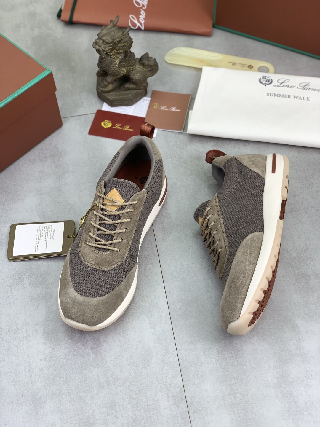Loro Piana Week End Walk Men's Sneakers — front