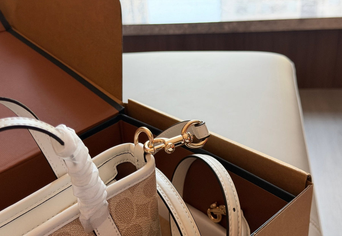 Coach City Tote with Shoulder Strap — detail