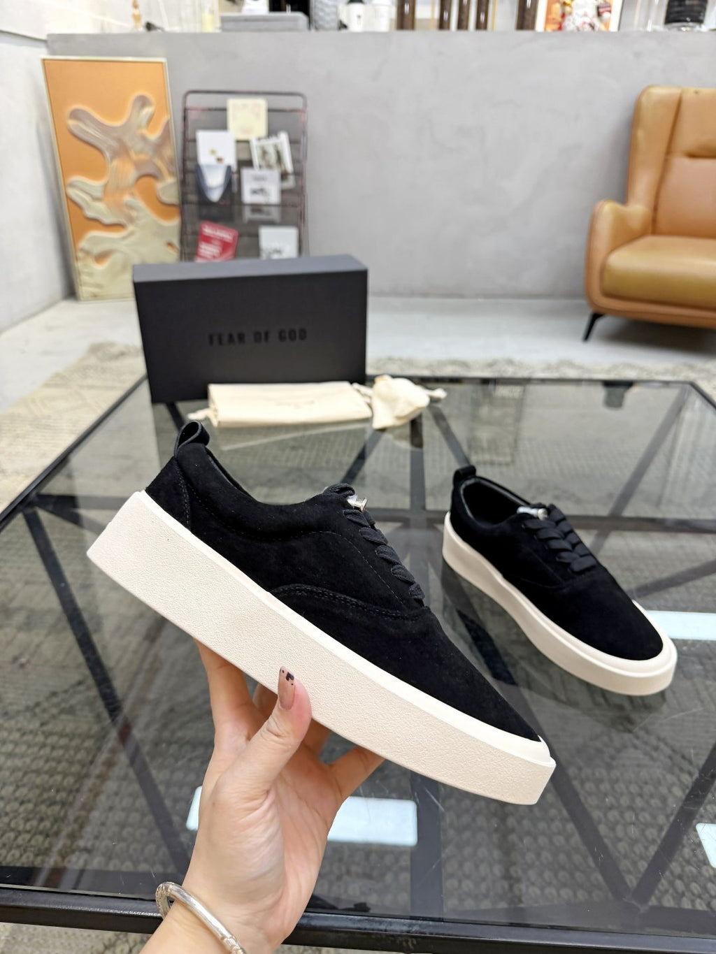 Fear of God Thick-Sole Low-Top Sneakers — model