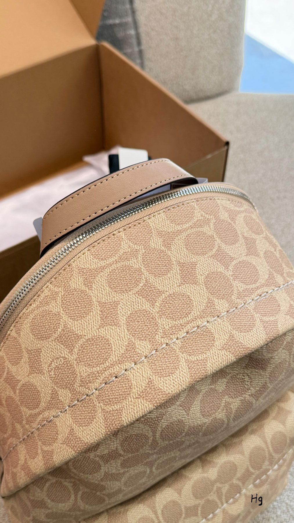 Coach Charlie Backpack — detail