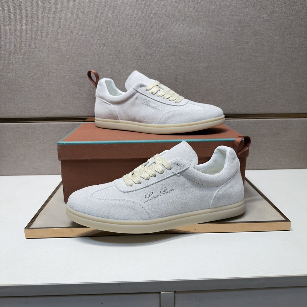 Loro Piana Men's Paneled Low-Top Sneakers — model